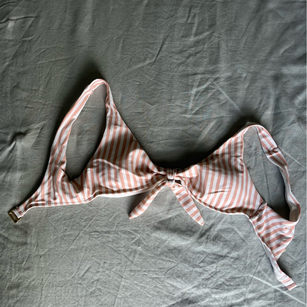 Hollister striped bikini top